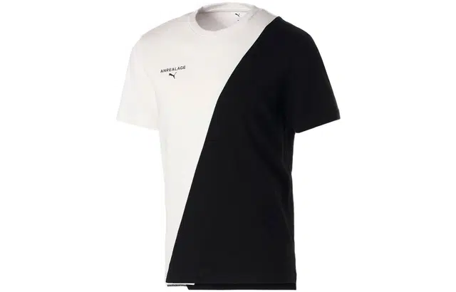 PUMA FW22 Black White Logo T-Shirt