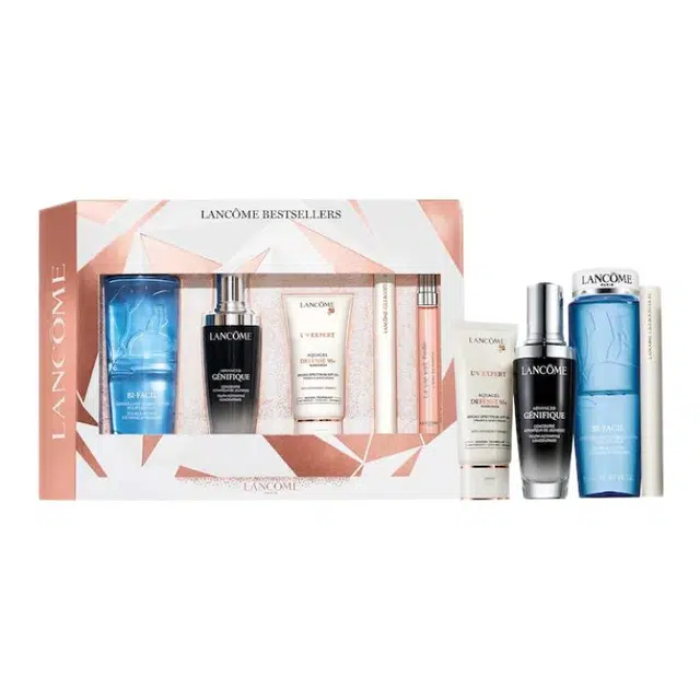 兰蔻 面部精华素五件套 补水保湿