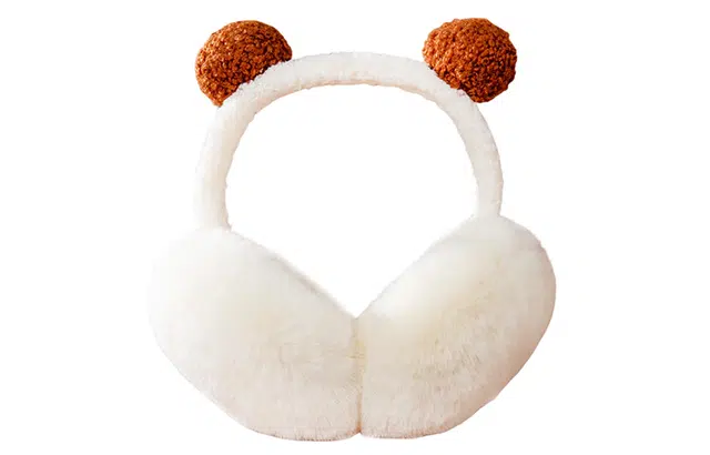 肯默冬天防兔毛护耳罩保暖可折叠防寒防冻毛绒耳暖耳捂子 女款