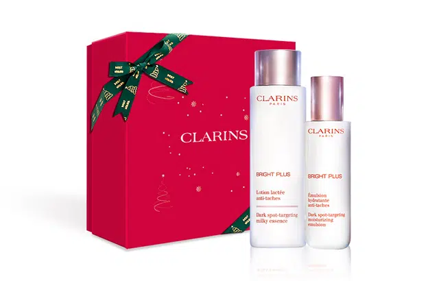 娇韵诗 光芒小瓷瓶精华水乳二件礼盒装 补水保湿