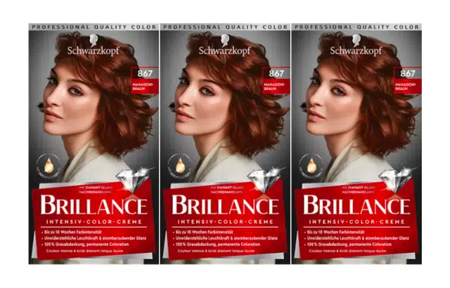 Brillance 867 Mahagonibraun*3