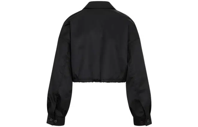 PRADA FW22 Solid Collar Jacket Black