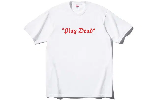 Supreme Play Dead Tee White