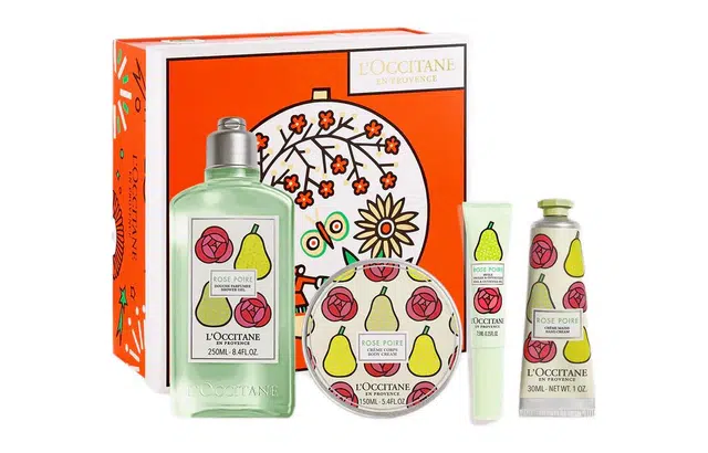 欧舒丹 限量版玫瑰梨系列礼品套装