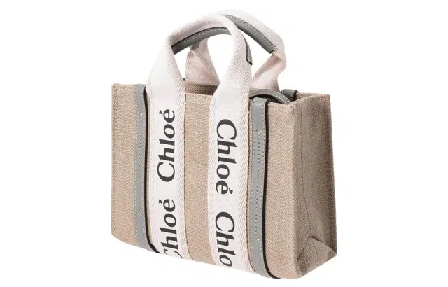 Chloe Woody Logo Tote