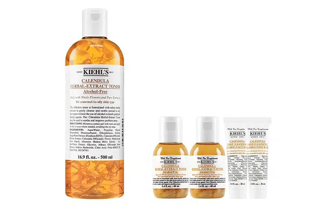 科颜氏 金盏花植萃爽肤水套组 滋润