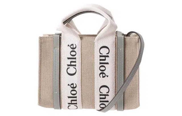 Chloe Woody Logo Tote