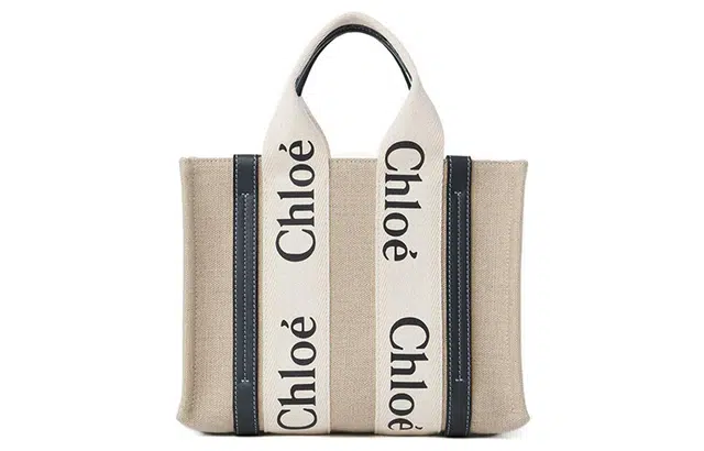 Chloe Woody Logo Tote