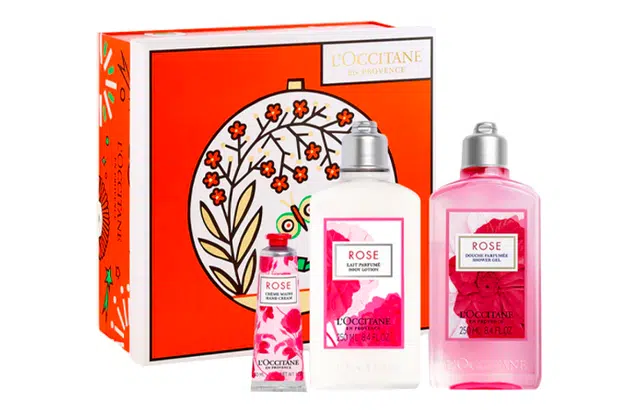 欧舒丹 玫瑰润手霜与身体护理套装