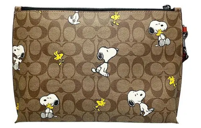 COACH x Peanuts Snoopy Pouch 29