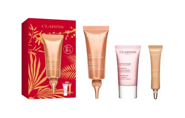 娇韵诗 焕颜弹力颈霜滋润礼盒护肤套装 保湿补水