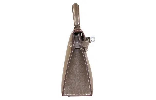HERMES Mini Kelly Epsom 18 Etoupe