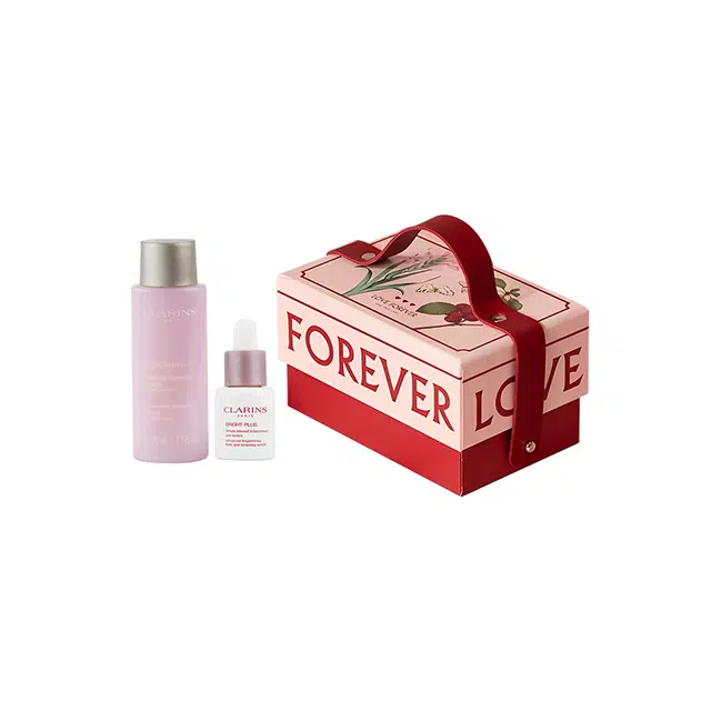 娇韵诗 少女粉水/弹簧水 日晚霜/双萃精华小样套组甜蜜情人礼盒 小样版