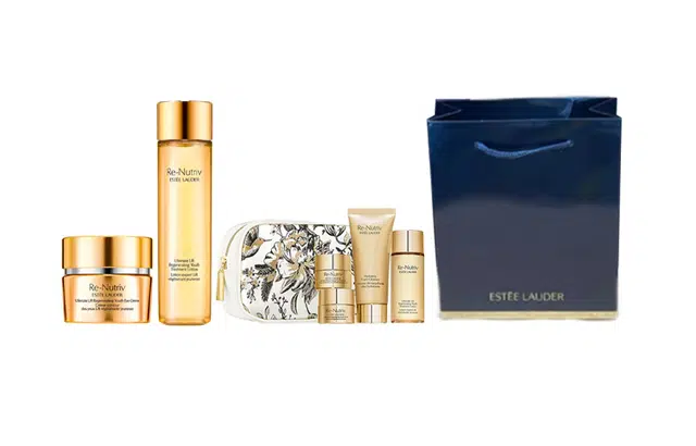 雅诗兰黛 白金级紧颜精华水+眼霜套装 保湿