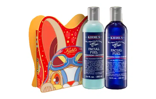 科颜氏 男士护肤品洁面爽肤水套装 补水保湿