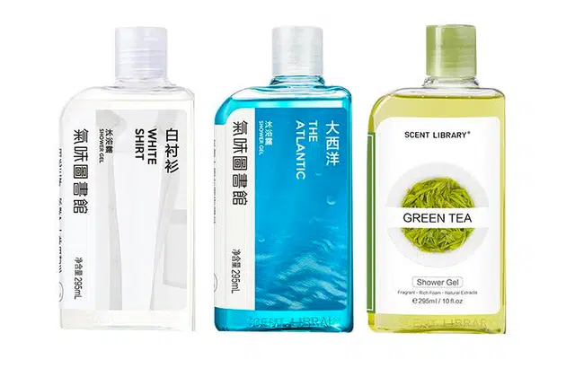 气味图书馆  凉白开+大西洋+绿茶沐浴露套组 清洁毛孔