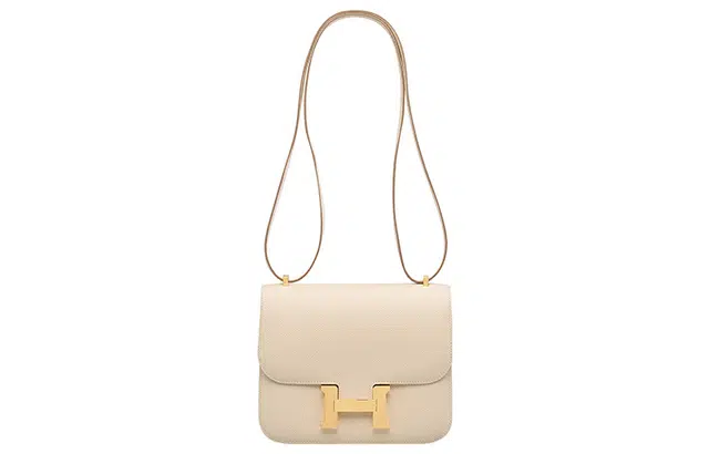 HERMES Constance 19 Epsom 10 Craie