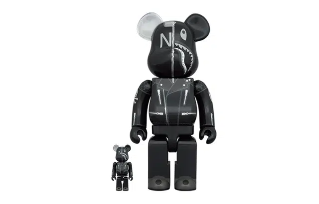 BERBRICK x A BATHING APE x NEIGHBORHOOD 100400 7cm28cm
