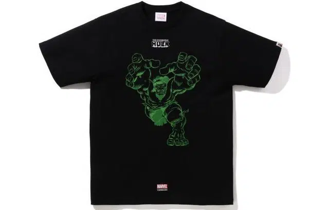BAPE x Marvel Hulk Tee LogoT