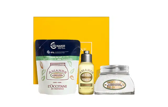 欧舒丹 杏仁护理礼盒三件套 保湿滋润