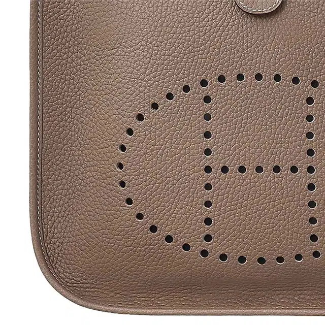 HERMES Evelyne III 29 bag Clemence 18 Etoupe