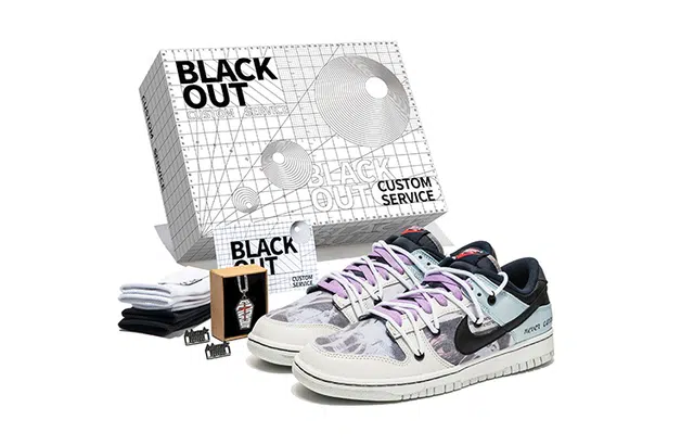 Nike Dunk Low Custom Grey Blue