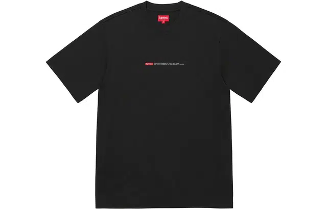 Supreme FW22 Week 6 Property Label Ss Top T