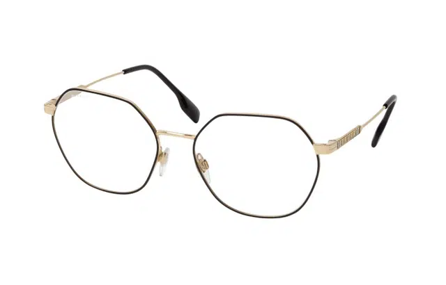 Burberry Irregular Optical Frame Black