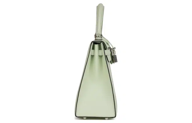 HERMES Kelly 25 Epsom 0S Vert Fizz