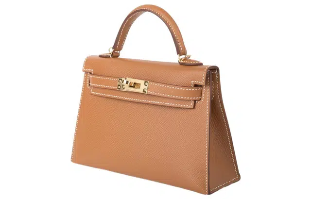 HERMES Mini Kelly Epsom 37 Gold
