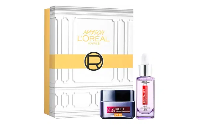 欧莱雅 复颜玻尿酸面部护肤两件套装 滋养