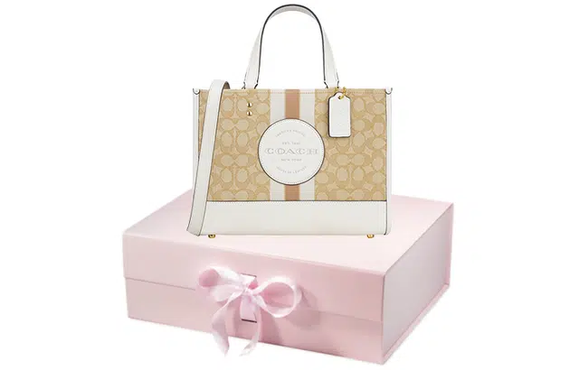 COACH Dempsey 30 Logo Tote