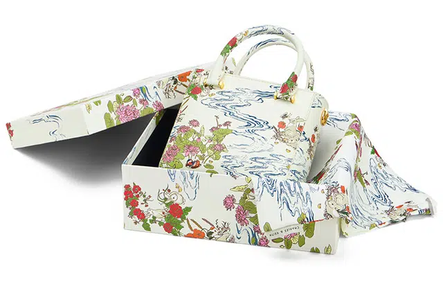 CHARLESKEITH CKTote CreamNavy