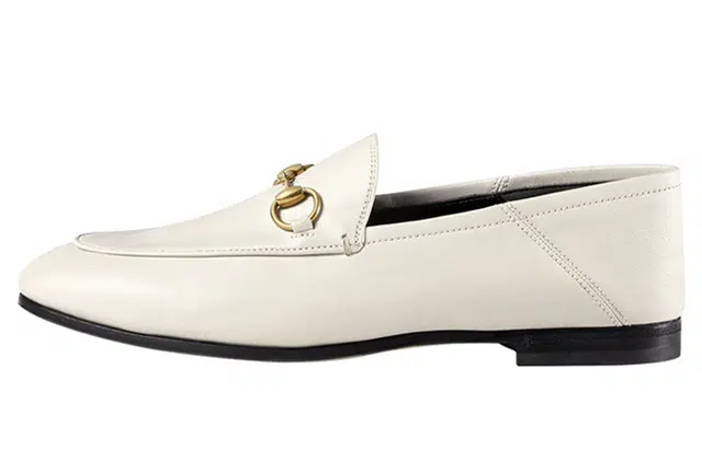 Gucci Horsebit Platform Loafers White