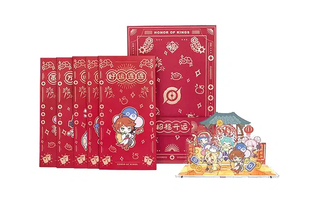 王者荣耀 王者荣耀角色 新年亚克力招财开运礼盒 谷圈礼盒