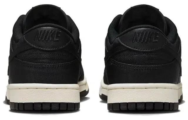 Nike Dunk Low Black Canvas