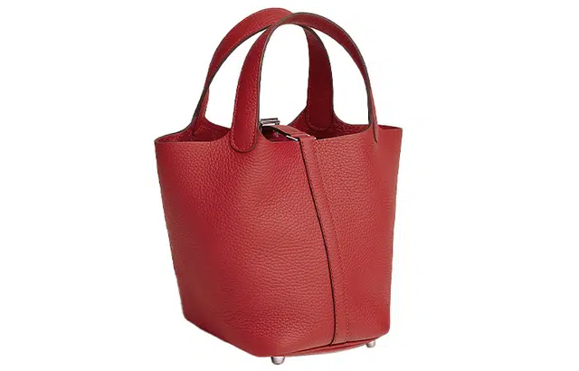 HERMES Picotin 18 Clemence 5E Vermillon