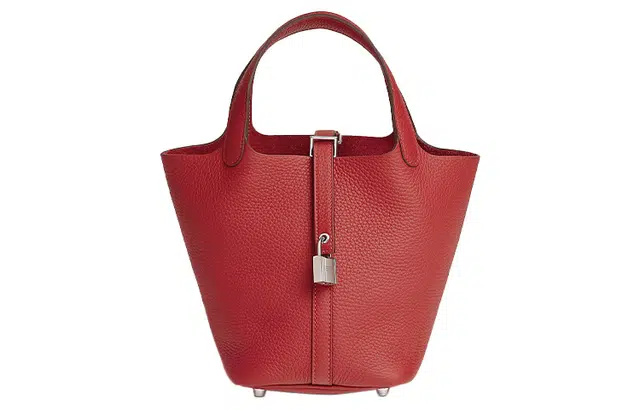 HERMES Picotin 18 Clemence 5E Vermillon