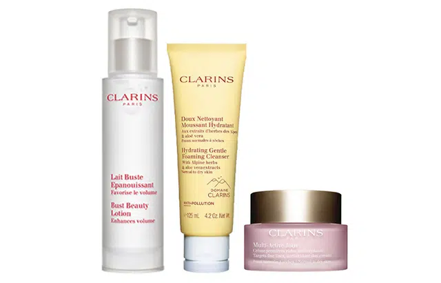 娇韵诗 美胸丰盈乳舒洁面乳青春赋活日霜组合 紧致保湿