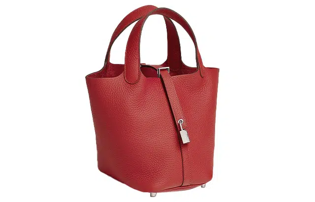 HERMES Picotin 18 Clemence 5E Vermillon