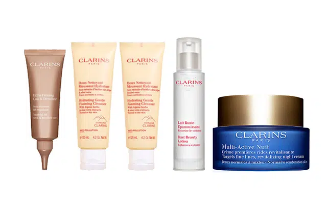 娇韵诗 颈霜洁面乳美胸丰盈乳晚霜组合 保湿滋润