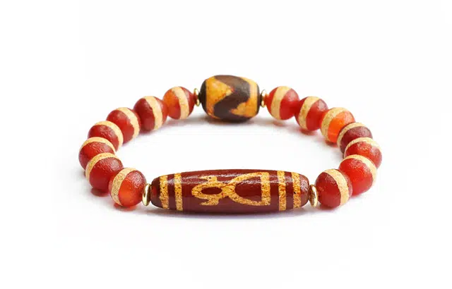 周百福珠宝 天珠路路通手链 国风设计感高级招财转运路路通手链男女同款