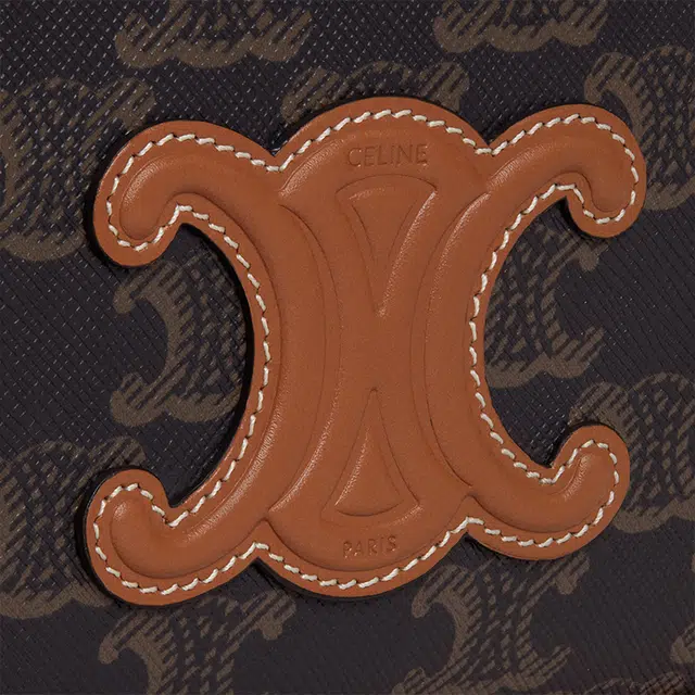 CELINE Cuir Triomphe Logo