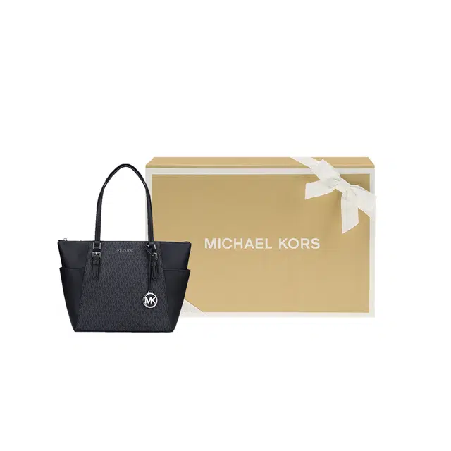 MICHAEL KORS MK Charlotte LOGO Tote