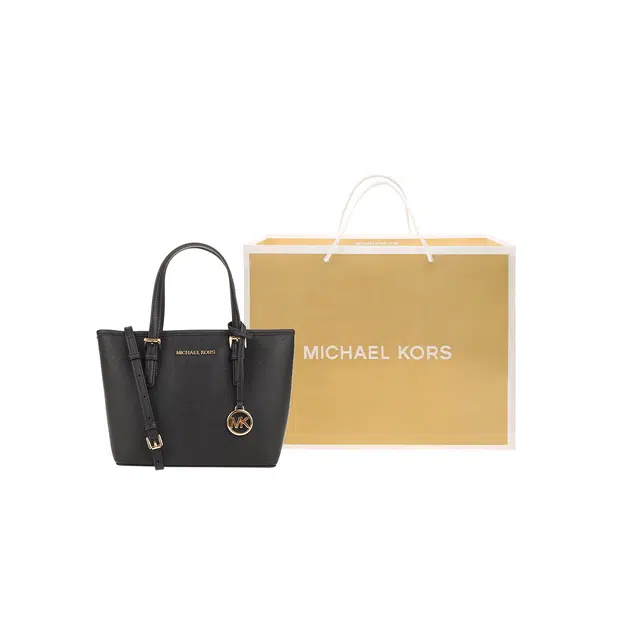 MICHAEL KORS MK Jet Set Logo Tote