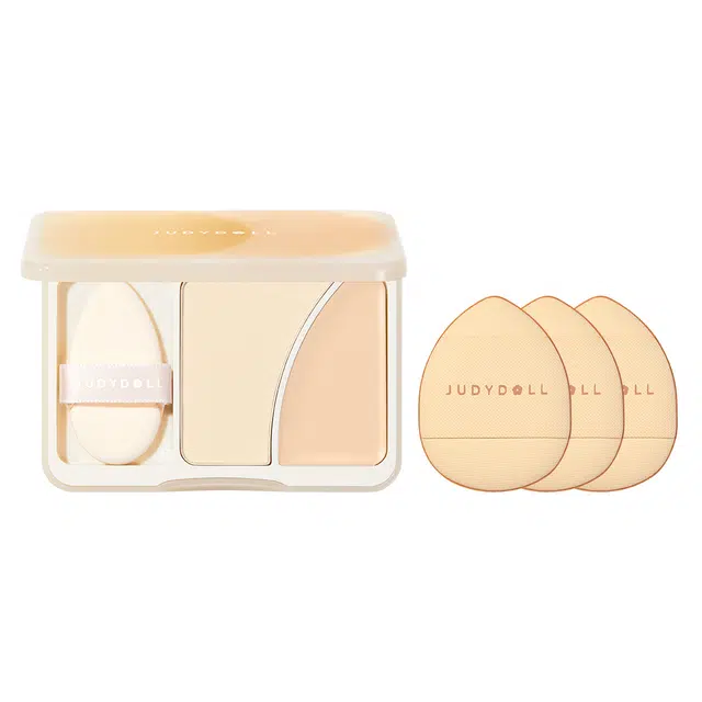 橘朵 双拼高光盘哑光粉膏高光膏面部提亮 脸部遮泪沟学生