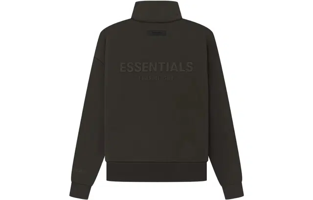 Fear of God Essentials SS23 womens Womens Fullzip Jacket Off Black