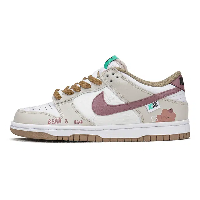 Nike Dunk Low GS White Brown