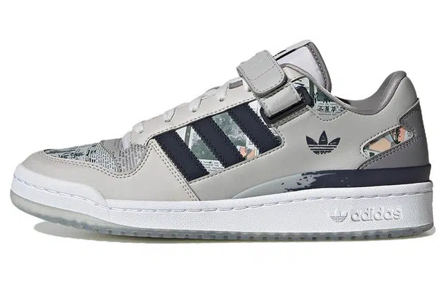 adidas Forum Low Grey White