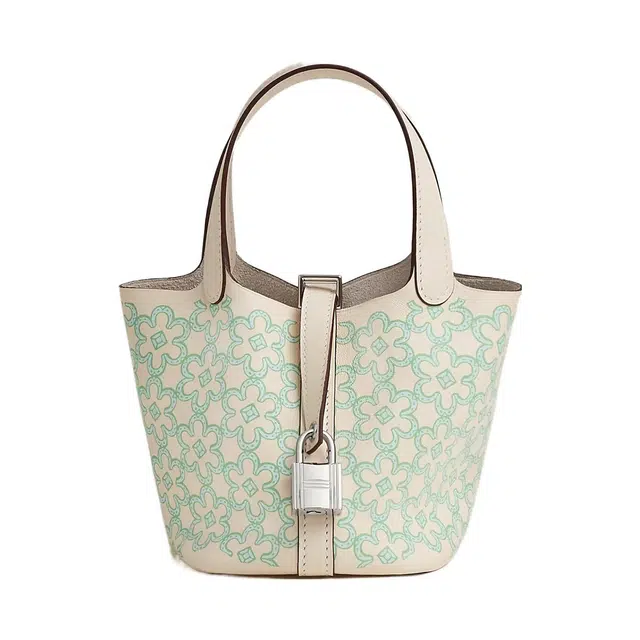 HERMES Picotin Lock Micro Lucky Daisy Swift